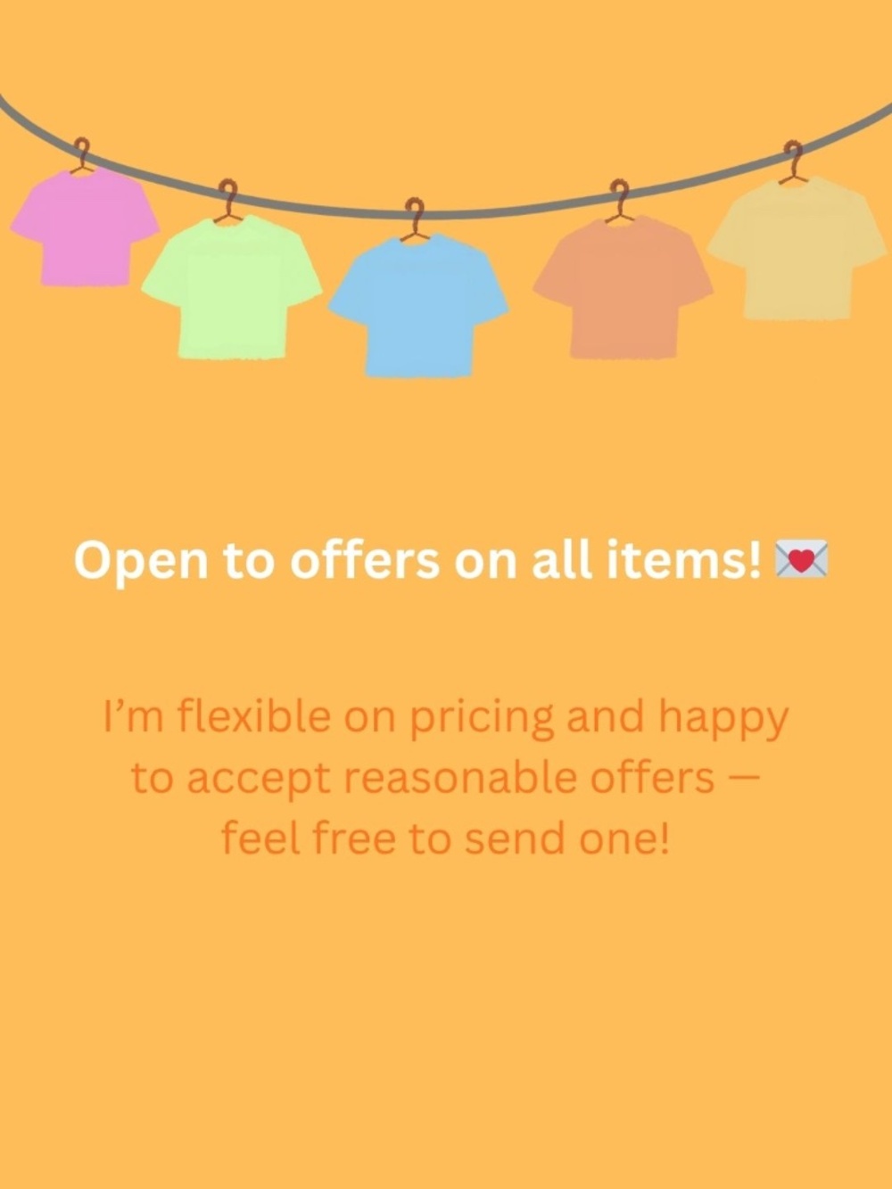 Open to Offers 💌 | Flexible Pricing on All Items